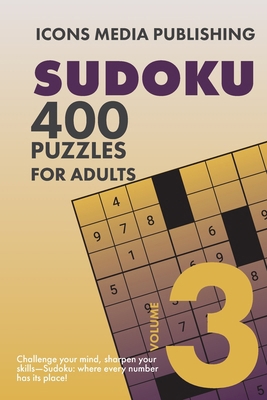 400 Very Hard Level Sudoku Puzzles Volume 3 1068761806 Book Cover