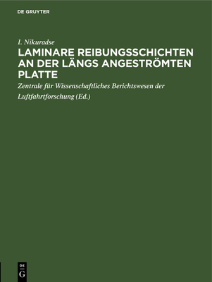 Laminare Reibungsschichten an Der Längs Angestr... [German] 3486773380 Book Cover