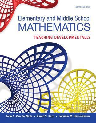 Elementary and Middle School Mathematics: Teach... 0133768937 Book Cover