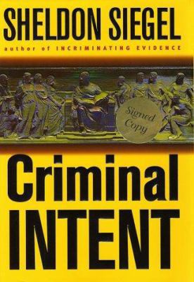 Criminal Intent 0399149171 Book Cover