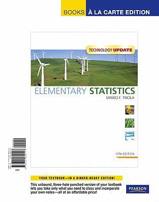 Elementary Statistics Technology Update: Books ... 0321699106 Book Cover