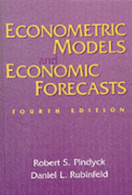 Econometric Models and Economic Forecasts 0079132928 Book Cover