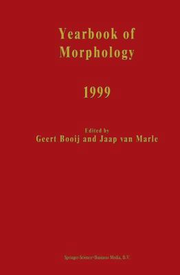 Yearbook of Morphology 1999 079236631X Book Cover