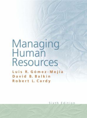 Managing Human Resources 0136093523 Book Cover