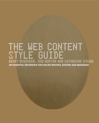 Web Content Style Guide : The Essential Referen... 0273656058 Book Cover