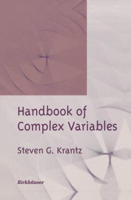 Handbook of Complex Variables 1461272068 Book Cover