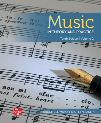 Loose Leaf for Music in Theory and Practice, Vo... 1260493466 Book Cover