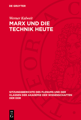 Marx Und Die Technik Heute [German] 3112719565 Book Cover