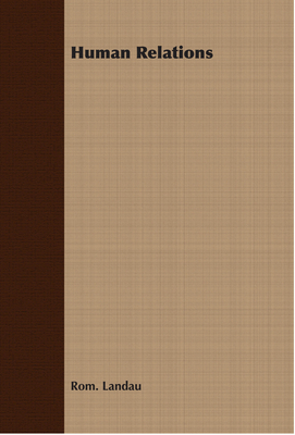 Human Relations 1406710652 Book Cover