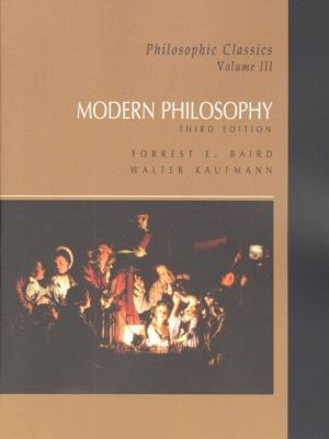 Philosophic Classics: Volume III: Modern Philos... 0130213160 Book Cover