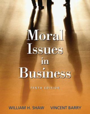 Moral Issues in Business (Available Titles Ceng... 049500717X Book Cover