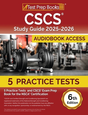 CSCS Study Guide 2025-2026: 5 Practice Tests an... 163775535X Book Cover
