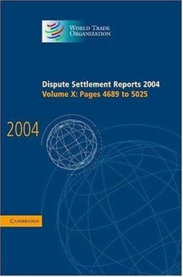 Dispute Settlement Reports 2004 0521867738 Book Cover