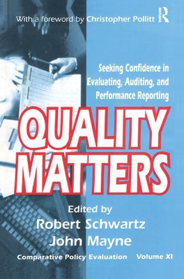 Quality Matters: Seeking Confidence in Evaluati... 1138513865 Book Cover