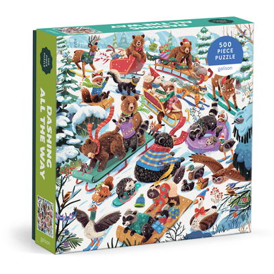 Dashing All the Way 500 Piece Puzzle 0735389160 Book Cover