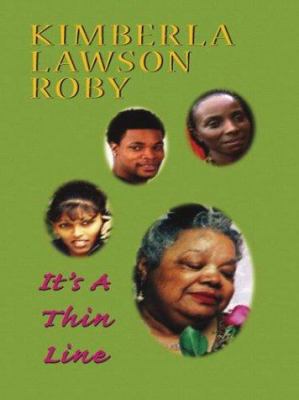 It's a Thin Line [Large Print] 0786252359 Book Cover