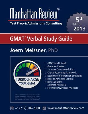 Manhattan Review GMAT Verbal Study Guide [5th E... 1629260150 Book Cover