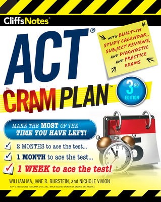 Cliffsnotes ACT Cram Plan, 3rd Edition 054483660X Book Cover