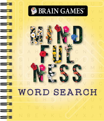 Brain Games - Mindfulness Word Search (Yellow) 1645582167 Book Cover