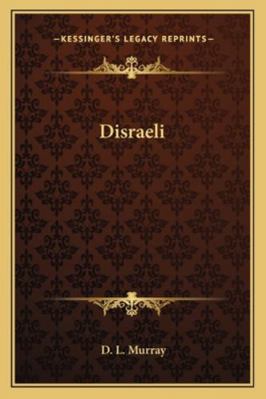 Disraeli 116280288X Book Cover