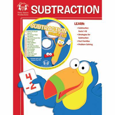 Subtraction Workbook & CD 1599225670 Book Cover