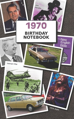 1970 Birthday Notebook: a great alternative to ... 1704502756 Book Cover