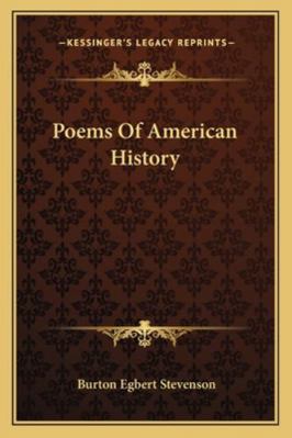 Poems Of American History 1163311804 Book Cover