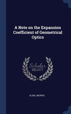 A Note on the Expansion Coefficient of Geometri... 1340091720 Book Cover