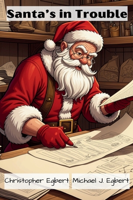 Santa's in Trouble [Large Print] B0D8HVG466 Book Cover