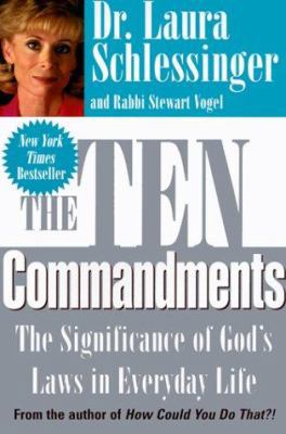 The Ten Commandments: The Significance of God's... [Large Print] 0786217936 Book Cover