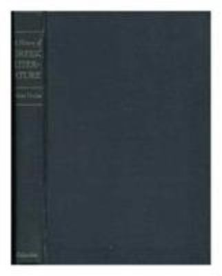 A History of Greek Literature 0231017677 Book Cover
