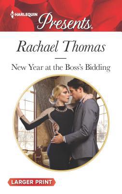 New Year at the Boss's Bidding [Large Print] 0373138792 Book Cover