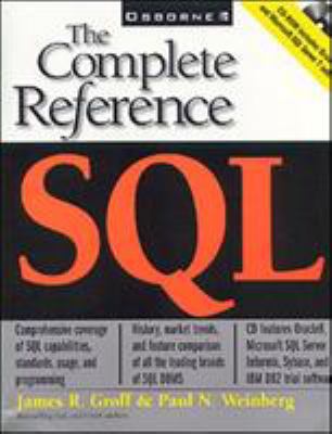 SQL: The Complete Reference [With *] 0072118458 Book Cover