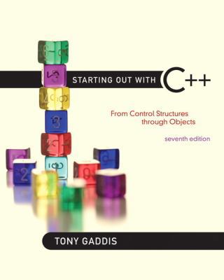 Starting Out With C++: From Control Structures ... 0132576252 Book Cover