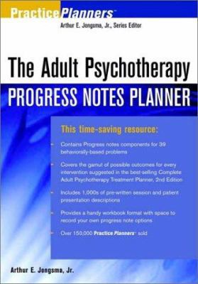 The Adult Psychotherapy Progress Notes Planner 0471347639 Book Cover