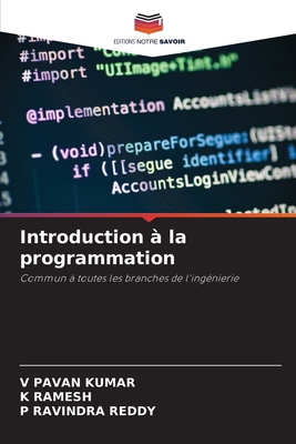 Introduction à la programmation [French] 6207757564 Book Cover