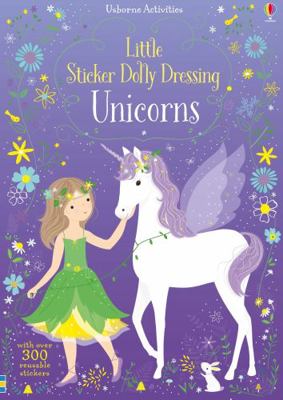 Little Sticker Dolly Dressing Unicorns Book Cover