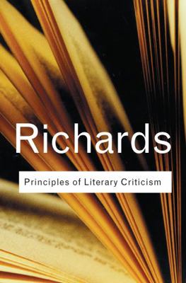 Principles of Literary Criticism 1138123749 Book Cover