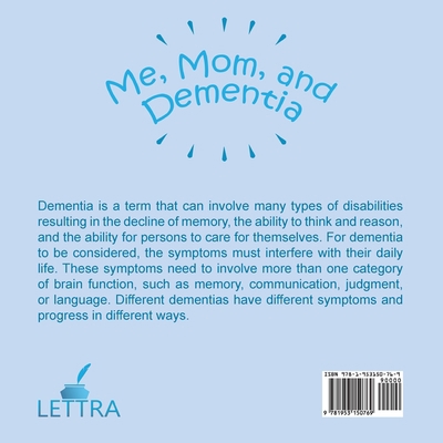 Me, Mom, and Dementia [Large Print] 1953150764 Book Cover