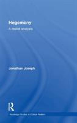 Hegemony: A Realist Analysis 0415268362 Book Cover