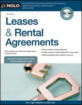 Leases & Rental Agreements [With CDROM] 1413316190 Book Cover