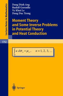 Moment Theory and Some Inverse Problems in Pote... 3540440062 Book Cover