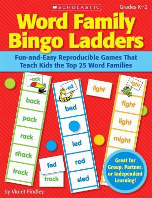 Word Family Bingo Ladders: Fun-And-Easy Reprodu... 0545094402 Book Cover