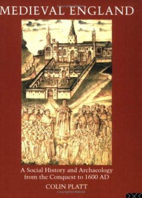 Medieval England: A Social History and Archaeol... 0415129133 Book Cover