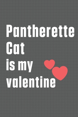 Pantherette Cat is my valentine: For Pantherett... B084DG7L6L Book Cover