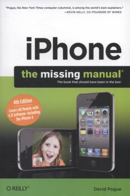iPhone: The Missing Manual, 4th Edition 1449393659 Book Cover