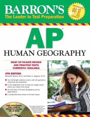 Barron's AP Human Geography [With CDROM] 1438071221 Book Cover