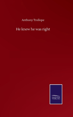 He knew he was right 3752504714 Book Cover