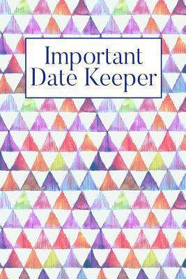 Important Date Keeper: Purple Triangles 1731491921 Book Cover