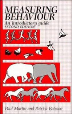 Measuring Behaviour: An Introductory Guide 0521446147 Book Cover